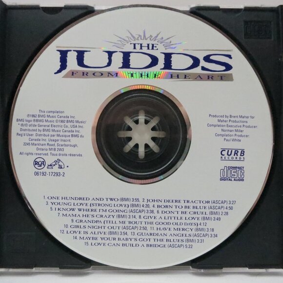 The Judds "From the Heart"15 Career Classics CD BMG Music 1992 - Picture 5 of 5